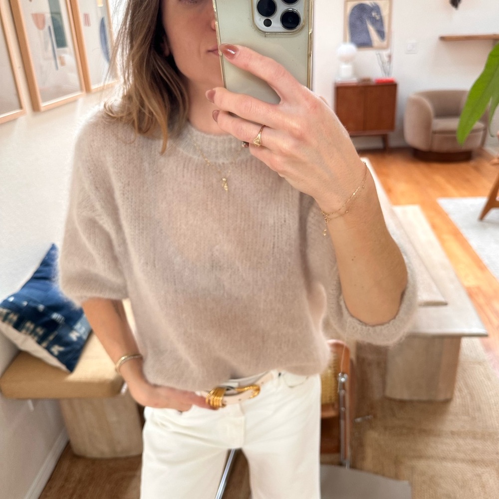 Angora Fuzzy Sweater